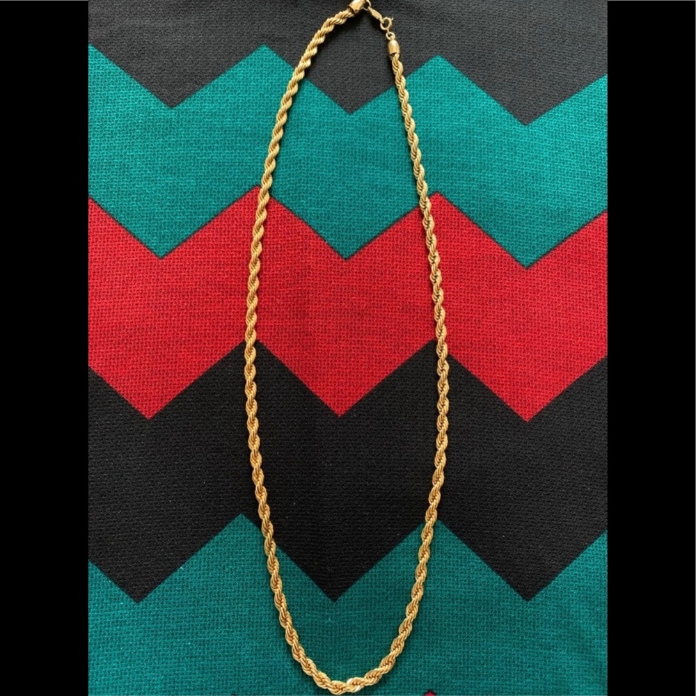 Napier Braided Gold Tone Necklace